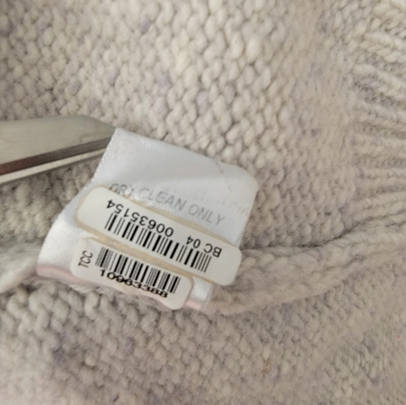 Adam Lippes Sweater Sz M Merino Wool Cashmere High Low Oversized - Picture 8 of 8